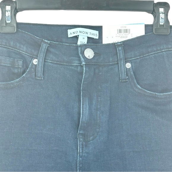 And Now This Men’s Distressed The Skinny Modern Flex Jeans Dark Wash Size 31 - Picture 5 of 14